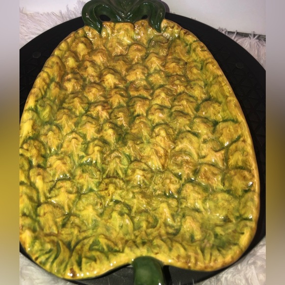 Vintage Pineapple Serving Dish Tray Trinkets - Picture 7 of 16